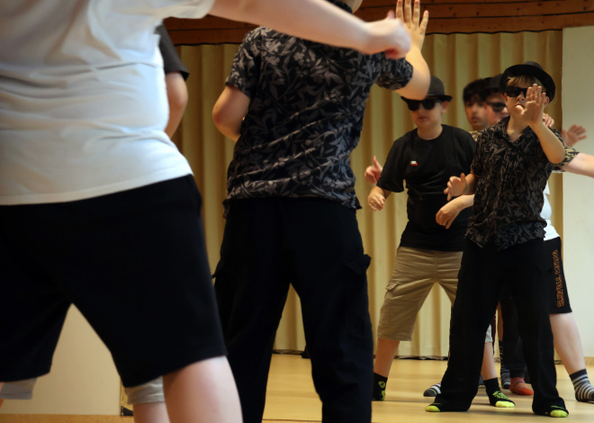 Coole Moves der Dance-Group des SBBZ ESENT